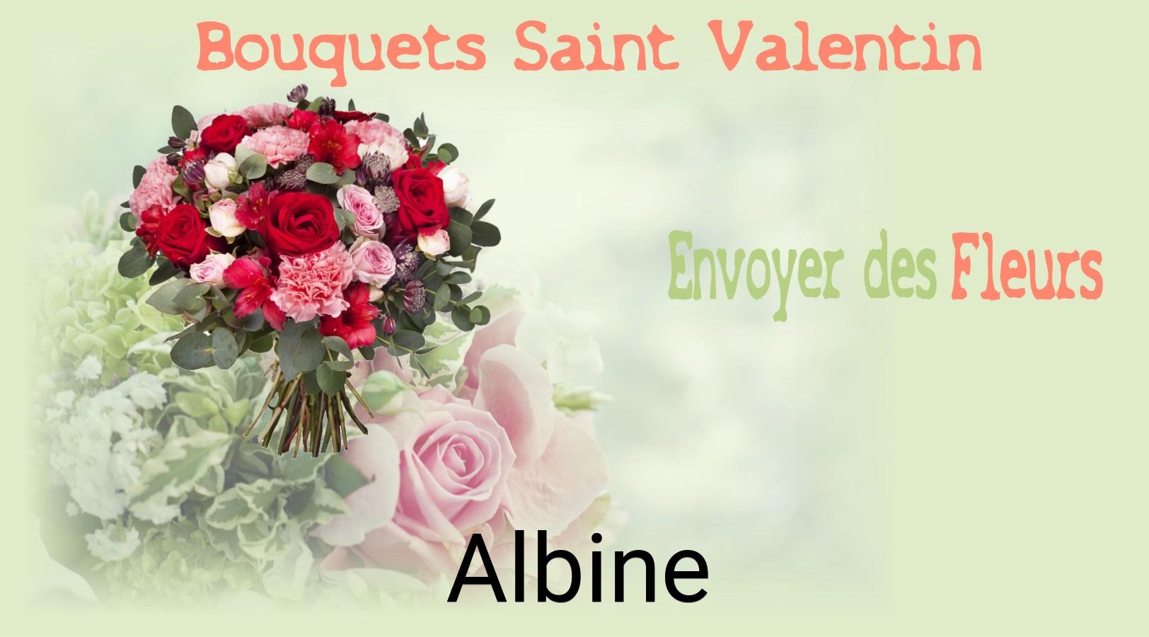 Roses de Saint-Valentin livrées à Albine
